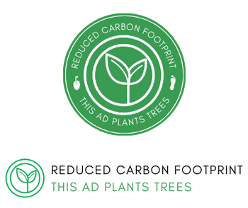 This ad plants trees badge