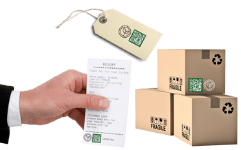 QR code plants a tree